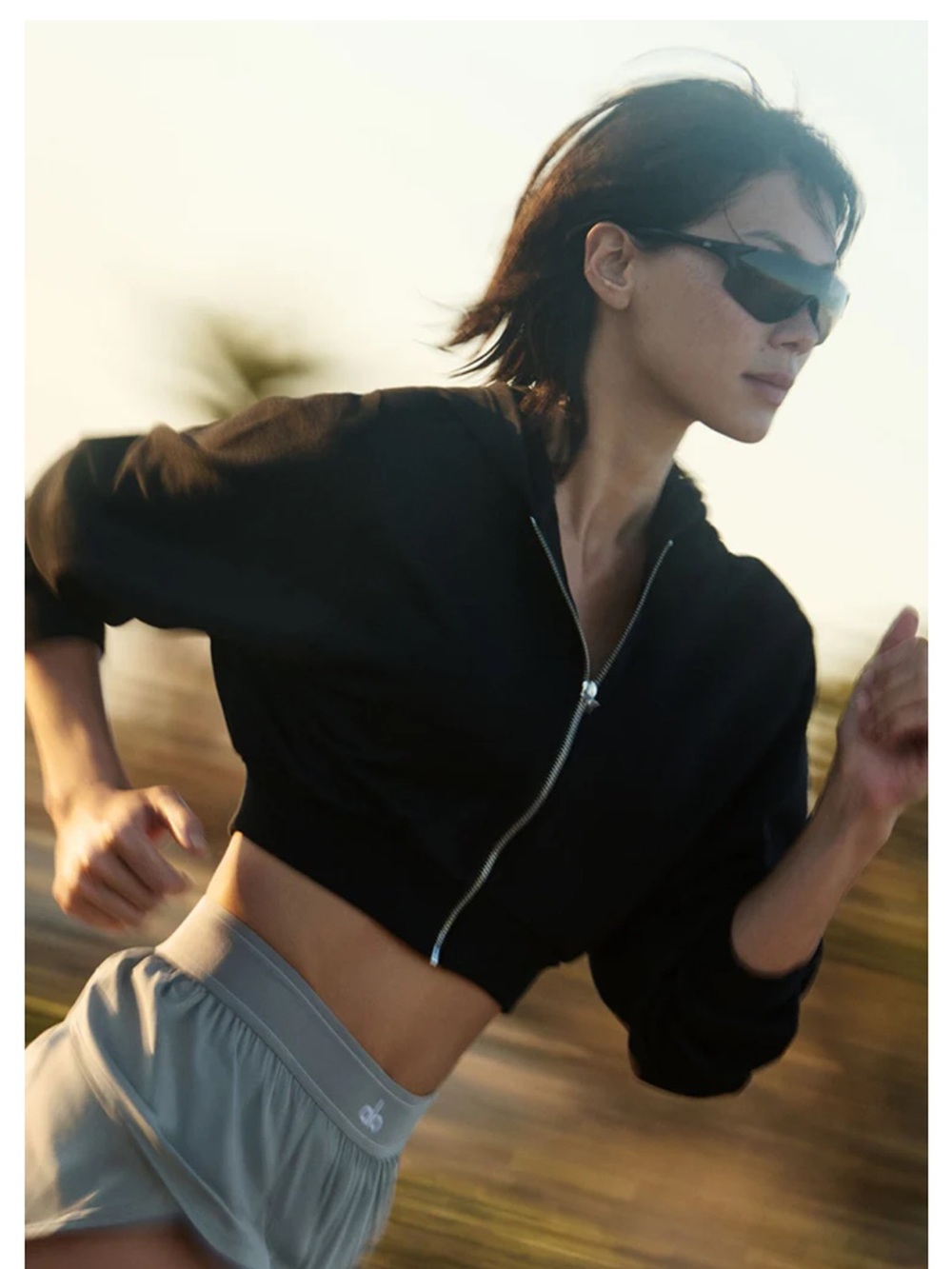 Alo Yoga Sweet Escape Zip Up Hoodie View 2